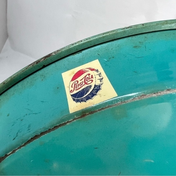 Vintage Coney Island Pepsi Cola Metal Round Drink Serving Tray - Picture 4 of 5